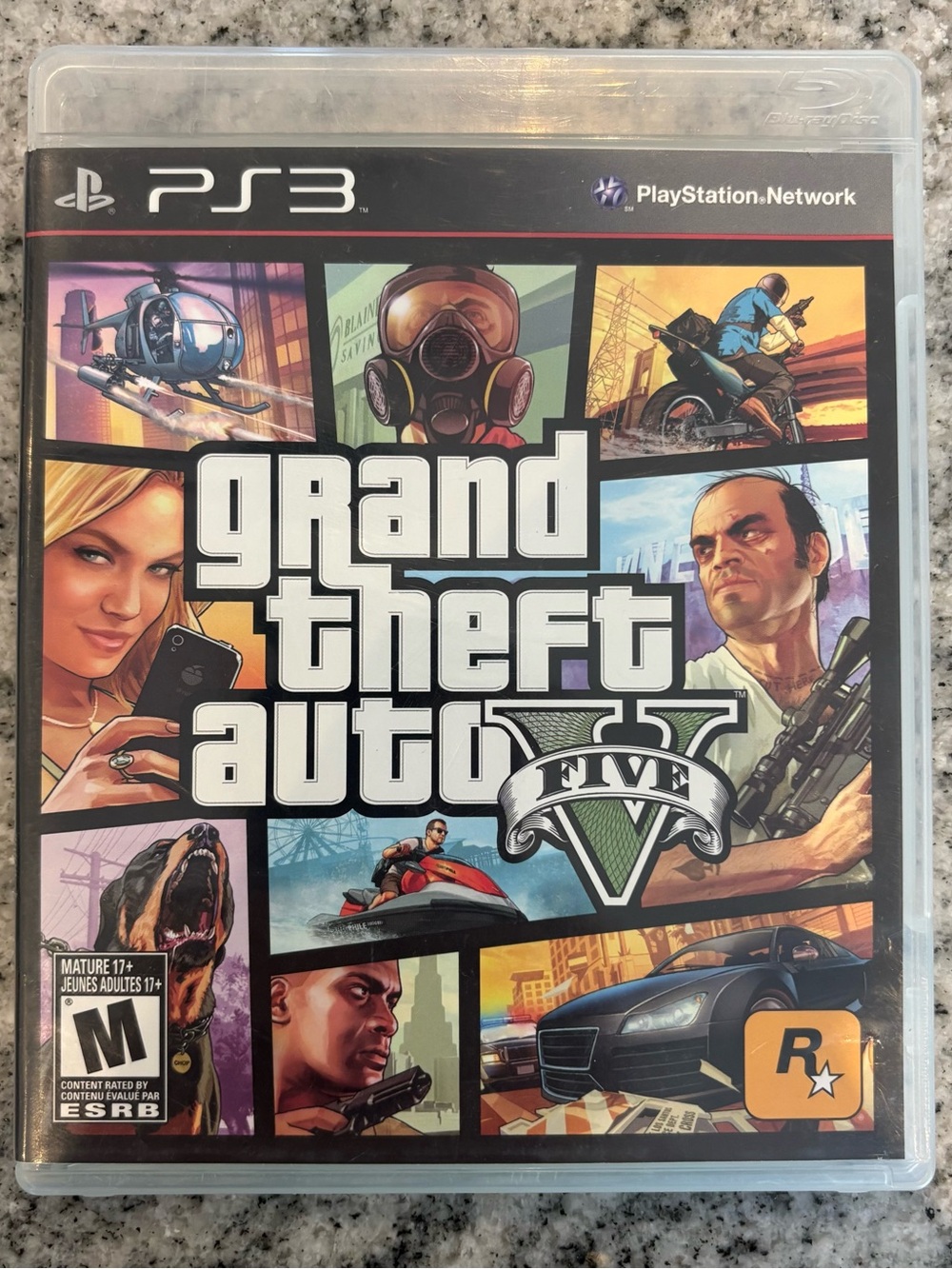 Grand Theft Auto V 5 (Sony Playstation 3 PS3 Game) CIB w/ Map & Manual GTA Works